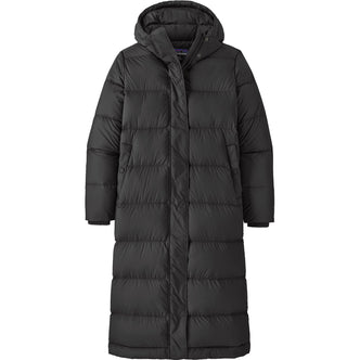 Patagonia Women's Silent Down Parka in Black front