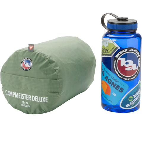 Big Agnes Campmeister Deluxe Insulated Sleeping Pad stuffed sack