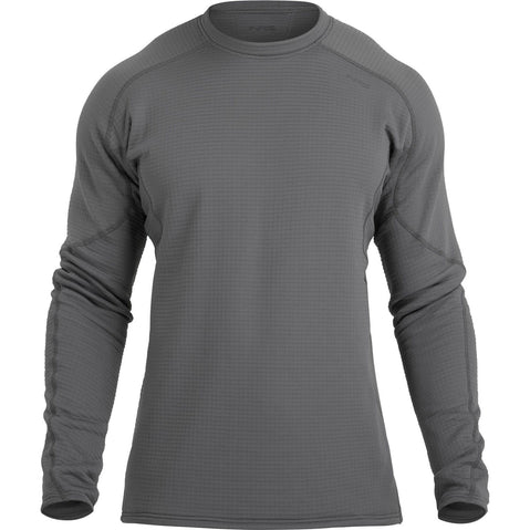 NRS Men's Lightweight Long Sleeve Shirt in Smoke front