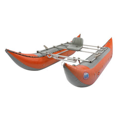 AIRE Wave Destroyer 14 Cataraft in Orange angle
