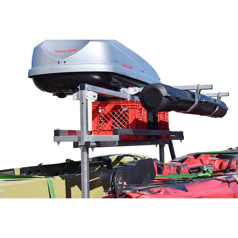 Malone MegaSport 2nd Tier Kit with Load Bars loaded 2
