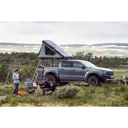 Thule Basin Wedge 2 Hardshell Roof Top Tent in Black lifestyle