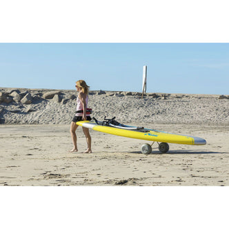 Hobie i-Kayak Trax Cart lifestyle