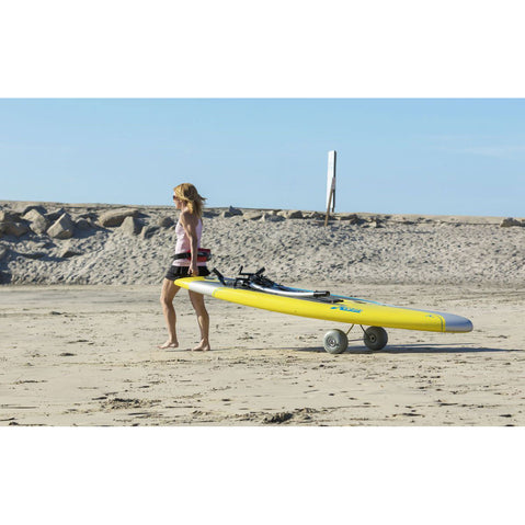 Hobie i-Kayak Trax Cart lifestyle