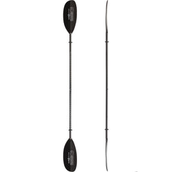 Bending Branches Angler Pro Carbon Straight Shaft 2-Piece Kayak Paddle in Black full profile