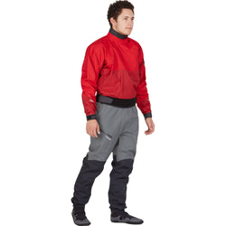 NRS Men's Helium Paddling Jacket in Red model front