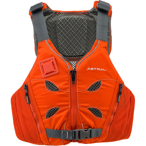 Astral Designs EV-Eight Lifejacket (PFD) Fire Orange Front