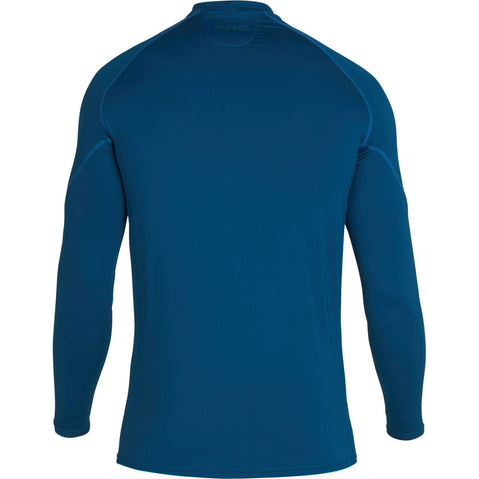 NRS Men's Rashguard Long Sleeve Shirt in Poseidon back