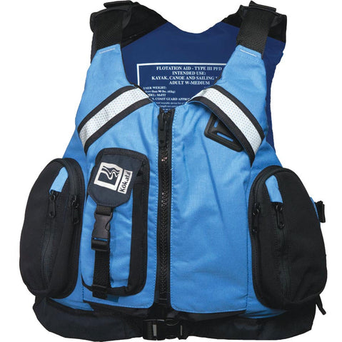Kokatat MsFit Tour Kayak Lifejacket (PFD) in Glacier Blue front