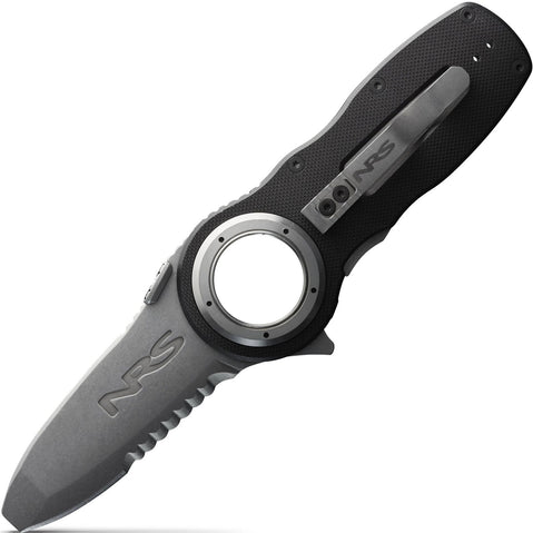 NRS Pilot Access Folding Knife in Black left
