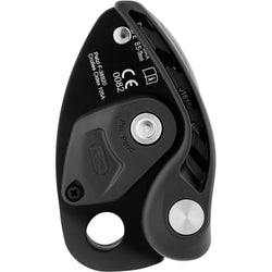 Petzl Neox Belay Device in Light Gray back