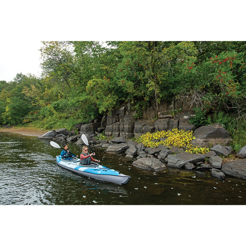 Advanced Elements AdvancedFrame Convertible Elite SE Inflatable Kayak in use