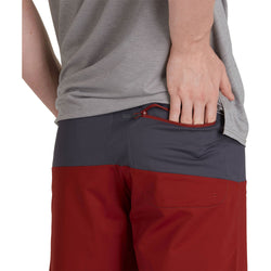 NRS Men's Benny Board Shorts in Vino model pocket
