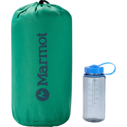 Marmot Lost Coast 30 Degree Down Sleeping Bag in Clover/Dark Jungle stuff sack