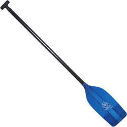 Werner Bandito 1-Piece Fiberglass Canoe Paddle in Blue angle
