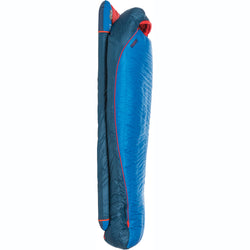 Big Agnes Anvil Horn 15 Degree Down Sleeping Bag in Blue/Red side