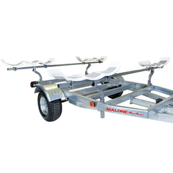 Malone Hobie Style Cradle Adapters with hobie cradles side