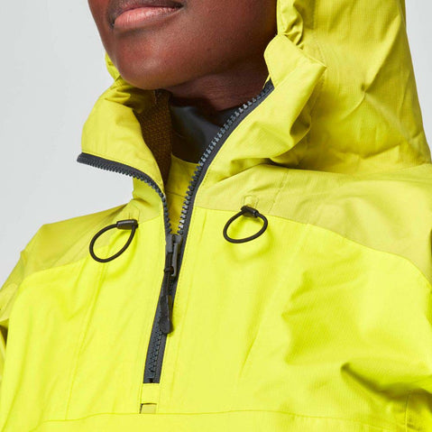 NRS Women's Riptide Paddling Jacket citrus front zipper