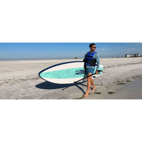 Sea Eagle LongBoard 11 Electric Pump Inflatable SUP Package lifestyle