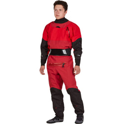 NRS Men's Jakl GORE-TEX Pro Dry Suit in Red model front