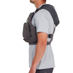 NRS Wrangler Lifejacket (PFD) in Charcoal model side