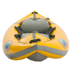AIRE Force Inflatable Kayak in Yellow front