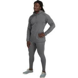 NRS Men's Lightweight Hoodie in Smoke model front