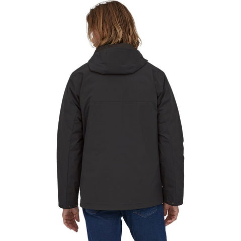 Patagonia Men's Downdrift 3-in-1 Jacket in Ink Black model view angle