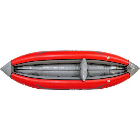 AIRE Tomcat Max Inflatable Kayak in Red top