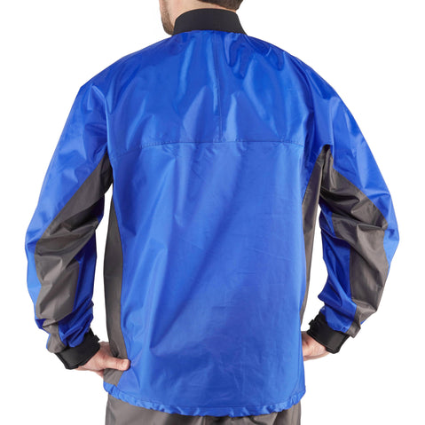 NRS Rio Paddling Jacket in Blue model back