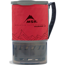 MSR WindBurner 1.0L Stove System in Red packed