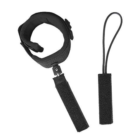 Salamander Coiled SUP Leash With Ankle Strap angle