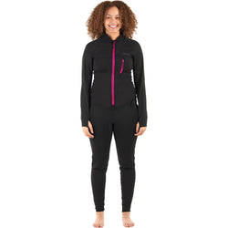 Level Six Women's Vesta Dry Suit Liner in Black model front view