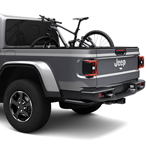 Thule Insta-Gator Pro Truck Bed Bike Rack with bikes loaded