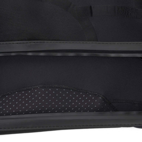 Level Six King Rubber Rand Whitewater Kayak Spray Skirt in Black material