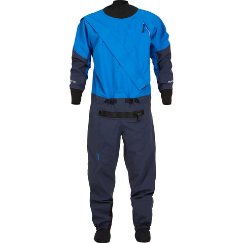 NRS Men's Nomad GORE-TEX Pro Semi-Dry Suit in Blue front