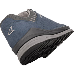 Lowa Men's Malta GTX Lo Hiking Shoes in Blue/Grey back sole