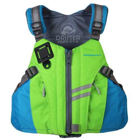 Stohlquist Drifter Youth Lifejacket (PFD) in Pistachio front