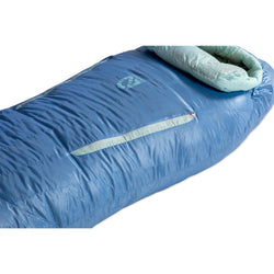 Nemo Equipment Women's Riff 30-Degree Endless Promise Down Sleeping Bag in Azure thermo