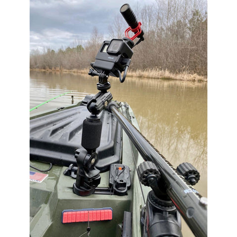 YakAttack PanFish Portrait Pro Camera Mount lifestyle