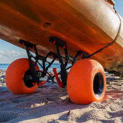 TowNStow Bunkster Kayak Cart with Sand Tires lifestyle