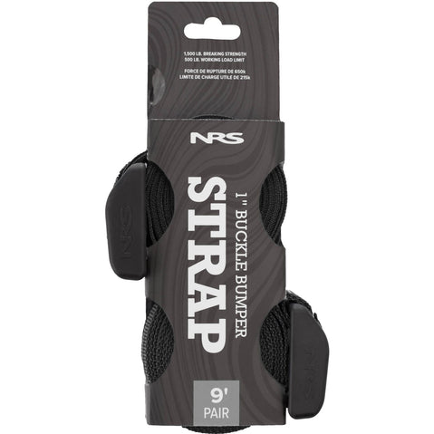 NRS Buckle Bumper Tie Down Strap 2 Pack packaging
