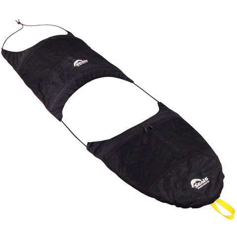 Seals Splash Deck Tandem Kayak Half-Skirt in Black front