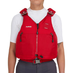 NRS Lucid Lifejacket (PFD) in Red model front