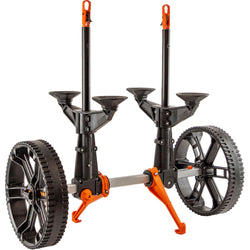 YakAttack TowNStow Scupper Kayak Cart angle