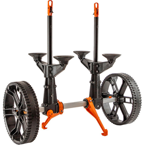 YakAttack TowNStow Scupper Kayak Cart angle