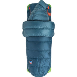 Big Agnes Lost Ranger 3N1 15 Degree Down Sleeping Bag in Legion Blue/Tapestry top view