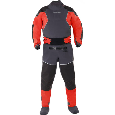 Level Six Emperor Dry Suit Crater Blue front