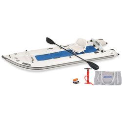 Sea Eagle PaddleSki 437ps Inflatable Kayak Solo Start Up Package angle