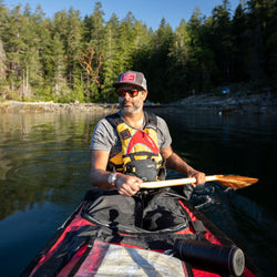 Bending Branches Java 11 Wood Canoe 1-Piece Paddle lifestyle